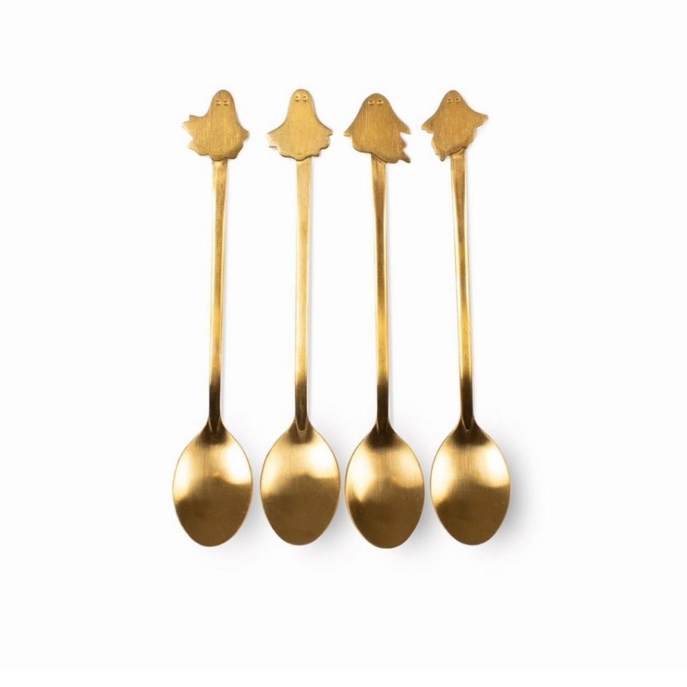 Halloween Ghost Novelty Stir Spoons set of 4